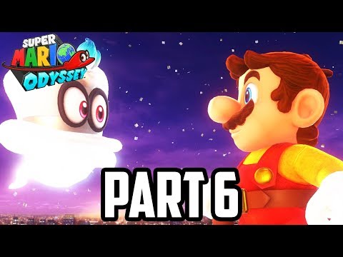 Super Mario Odyssey Walkthrough Gameplay Part 6 - FULL GAME - Metro Kingdom (Nintendo Switch)