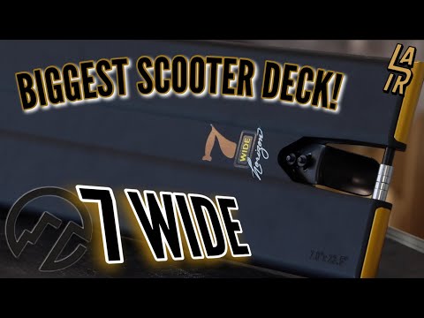 TESTING LARGEST SCOOTER DECK | NORTH 7 WIDE