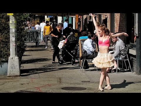 What is she doing?