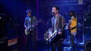 Mutemath playing  &quot; Backfire&quot;  live  on david letterman