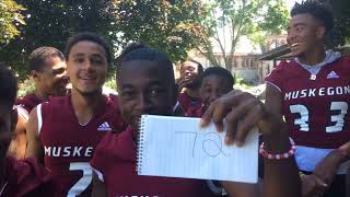 See best of Muskegon football team’s fun moments at 2019 MLive Muskegon Chronicle media day