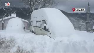 Yüksek Kesimlerde Kar Kalınlığı 1 Metreye Ulaştı