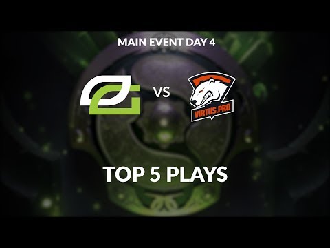 Optic Gaming vs Virtus.pro Top 5 plays The International Main Event Day 4