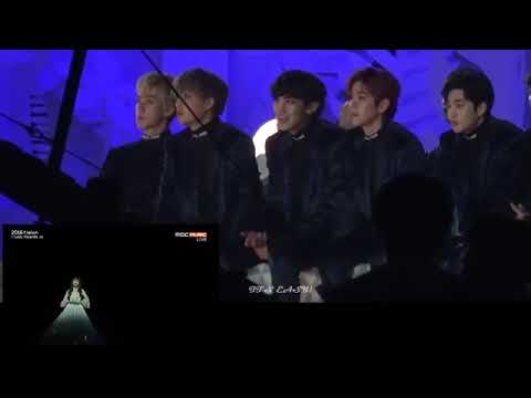 Exo reaction to Gfriend Navillera intro + Rough @mma