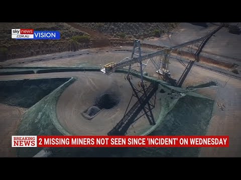 Search underway to find two missing workers after mine collapse in Qld