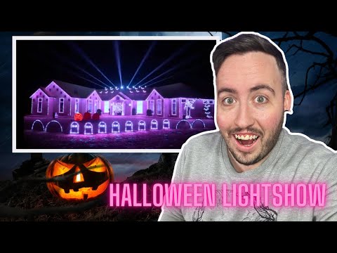 Reacting to Halloween light and fire show ( toxicity, System of a Down )