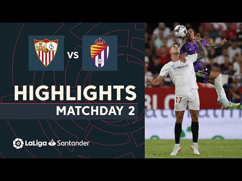 Highlights Sevilla FC vs Real Valladolid (1-1)