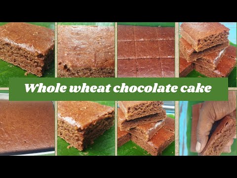 Easy Whole Wheat Chocolate Cake Recipe with Jaggery (Eggless & Healthy) |video|SRIHARI MILLET BAKERY