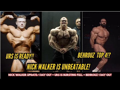 Nick Walker will SHOCK Mr Olympia. 1 day out!! + Urs is HUGE + Behrouz Tabani can place top 4!!