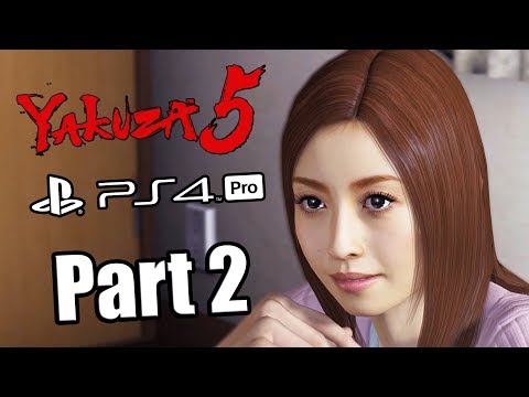 Yakuza 5 Remaster - English Walkthrough Part 2 PS4 PRO Gameplay [No Commentary]