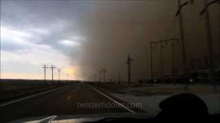 preview picture of video 'Twisterfiddler.com  HABOOB VIDEO - BRACE FOR IMPACT - SYRACUSE KANSAS'