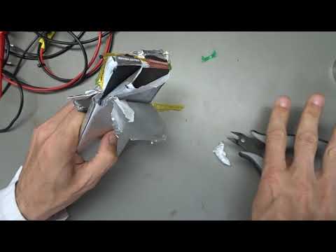 What is inside a Lithium Polymer pouch battery