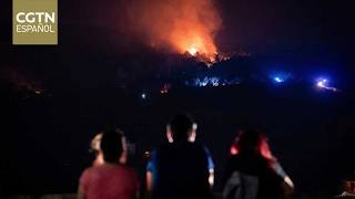 Incendios forestales fuera de control azotan el centro y el este de España