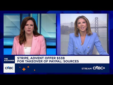 PayPal shares soar following takeover report