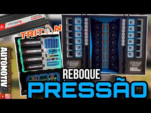 REBOQUE PRESSÃO STESTOM 180.000 E TRITON AK/SENTE A PEDRADA SOM AUTOMOTIVO