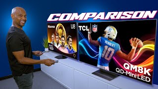 Hisense U8QG VS TCL QM8K Comparison | Who Wins !