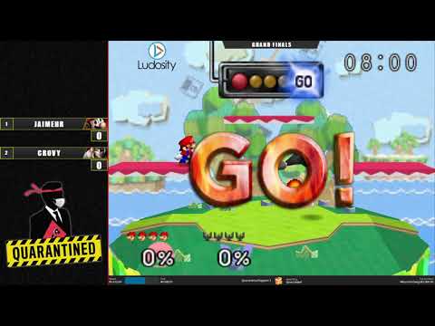 QR3 West GRAND FINALS - JaimeHR (Mario) Vs. Crovy (Captain Falcon) SSB64 Super Smash Bros