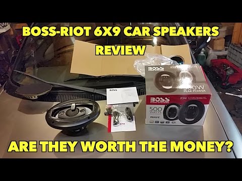 Boss-Riot 6x9 Aftermarket car speakers review. How do they sound??
