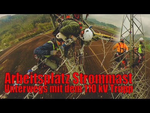 Höhenarbeit // Arbeiten auf Strommasten // Unterwegs mit dem 110 kV Trupp der Kelag