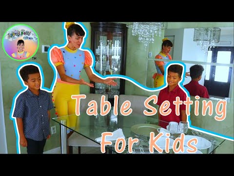 How To Set A Table | For Kids