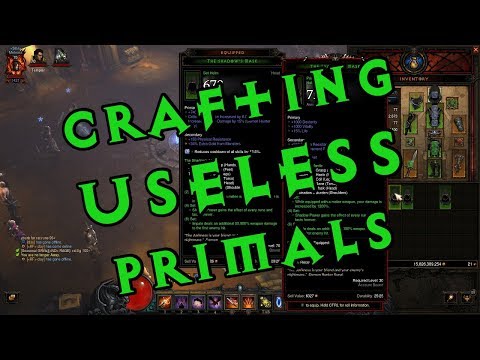Diablo III Season 12 - Useless Primals (Shadow's Mantle)