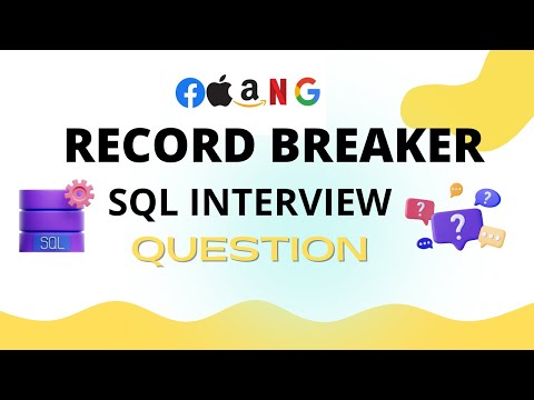 Вопросы для собеседования по SQL | FAANG | Рекордсмен | Инженер по данным | Оконные функции | Ана...