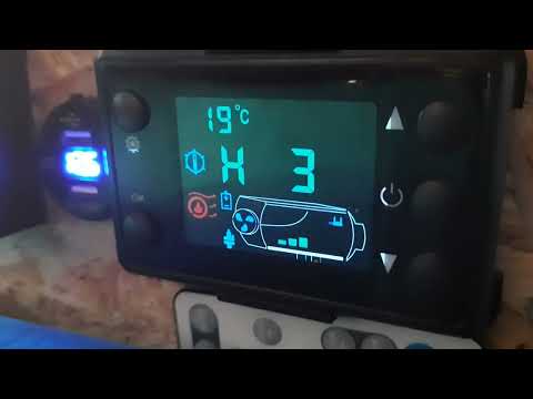 China parking heater from Vevor, control panel short instructions part 1