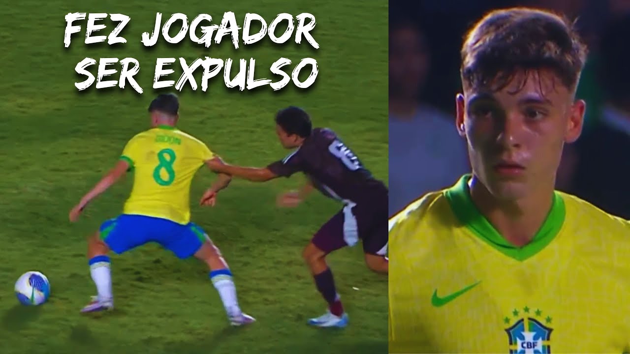 BRENO BIDON CARREGOU O MEIO-CAMPO DA SELEÇÃO BRASILEIRA | Breno Bidon vs México