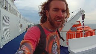 Tour of a Ferry Boat in Europe: Denmark to Germany