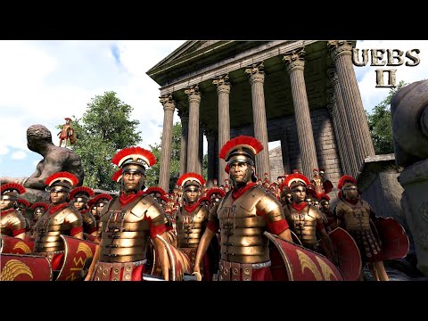 75K ROMAN GENERALS DEFEND OLYMPUS TEMPLE FROM 1M EGYPTIANS RAID | Ultimate Epic Battle Simulator 2