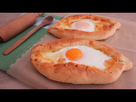Delicious Georgian Cheese Bread / Bread with cheese filling Khachapuri / Cook at home