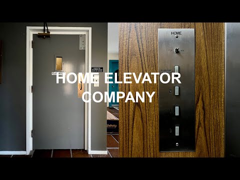 Cool Buttons! Home Hydraulic Swing Door Elevator - 239 Elm St - San Mateo, CA