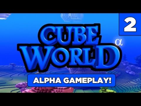 Cube World - 2 - Multiplayer Co-op Adventures! (Alpha Gameplay)