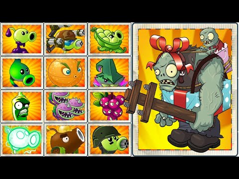 Every Plants Vs Birthday Gargantuar LEVEL 5 - Who's Best Plant?