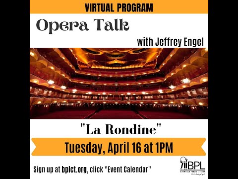 Opera Talk La Rondine 04 16 24