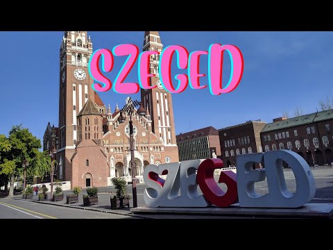 HUNGARY - Walking at Szeged(Part 1) From Votive Church Watching  By Walk n Watching