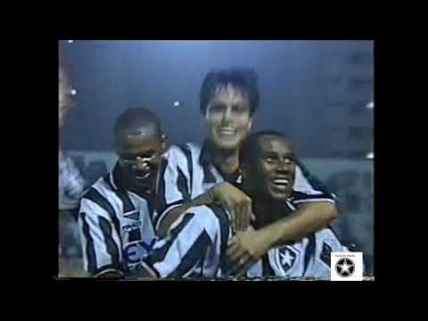 Gols - Botafogo 3x0 São Paulo - Globo - Brasileirão 1998
