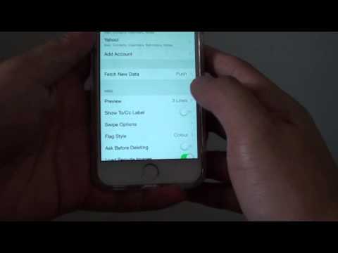 iPhone 6: How to Change Mail Inbox Number of Preview...