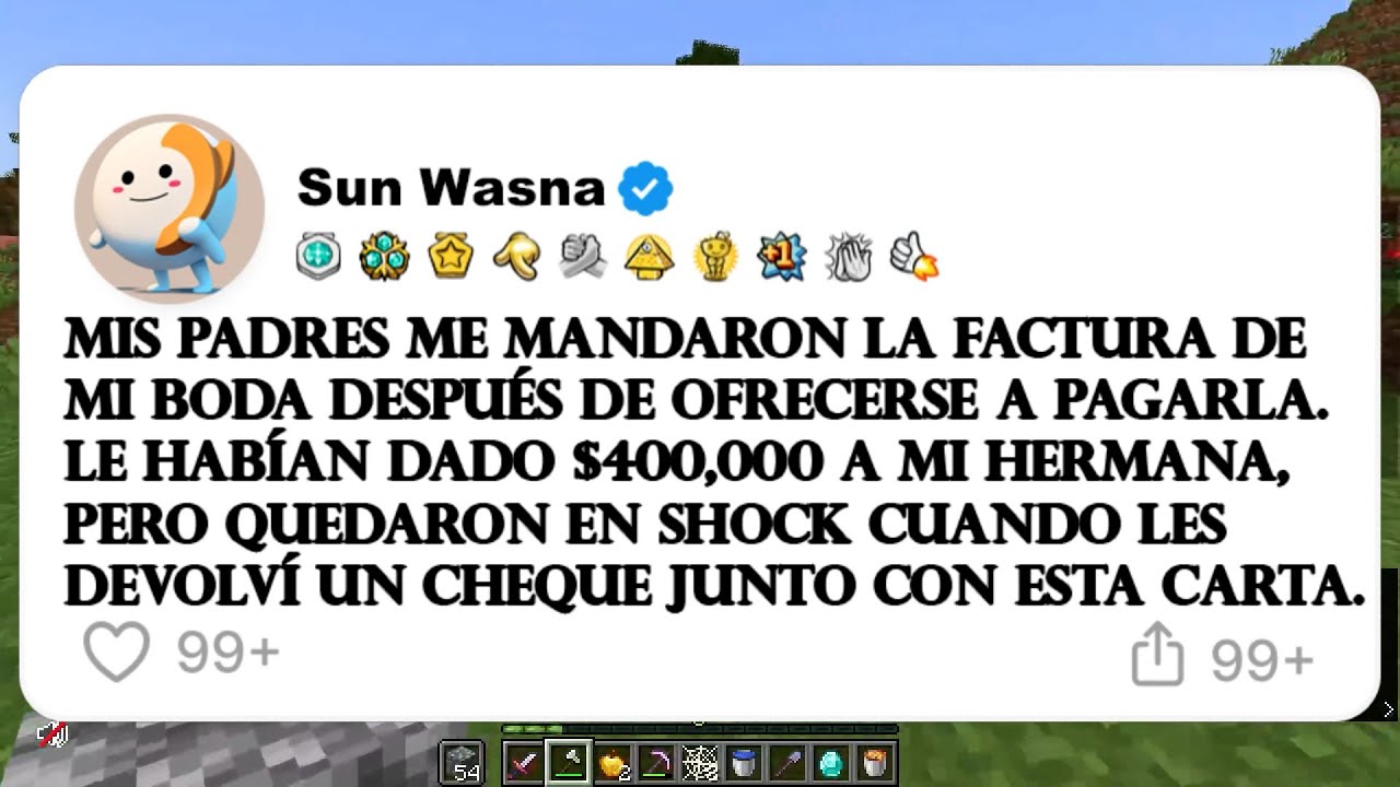 Mis PADRES me ENVÍAN la FACTURA de mi Boda tras OFRECERSE a PAGARLA y darme $400.000