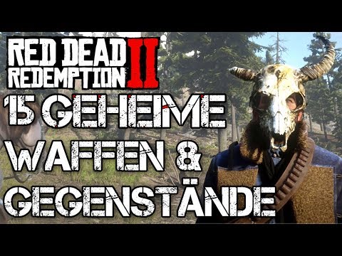 Red Dead Redemption 2 Geheimnisse  - 15 Geheime Waffen & Gegenstände | Fundorte Geheime Items  RDR 2