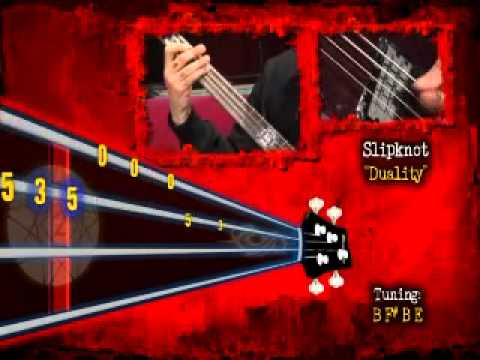 Slipknot - Paul Gray Behind The Player - Duality video tab