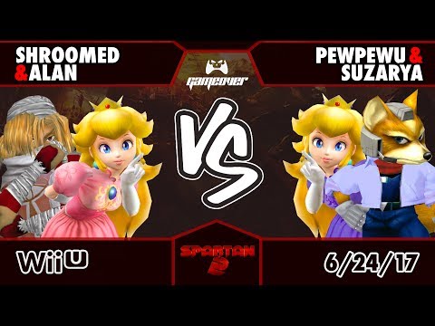 Spartan 2 | Shroomed & Alan vs PewPewU & Suzarya - Doubles Winners Finals | SSBM