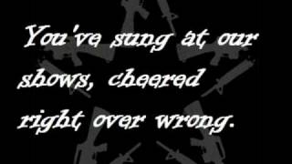 protest song (lyrics) - anti-flag