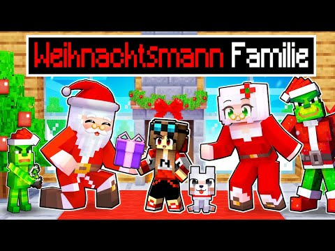 Playing Minecraft as Santa's Family!