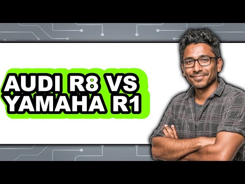 Audi R8 vs Yamaha R1 - Full Comparison