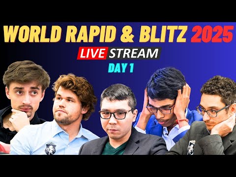 MAGNUS CARLSEN AND WESLEY SO ARE BACK! Fide World Rapid Chess 2025 Day 1