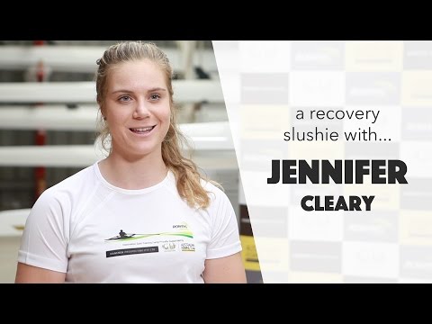A recovery slushie with... Jennifer Cleary
