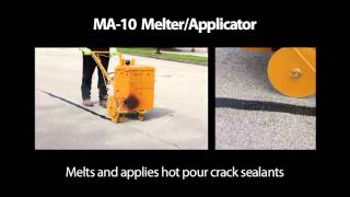 SealMaster MA-10 Melter/Applicator for Hot Pour Crack Sealants