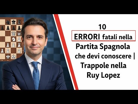 10 ERRORI fatali nella Partita Spagnola che devi conoscere | Trappole nella Ruy Lopez