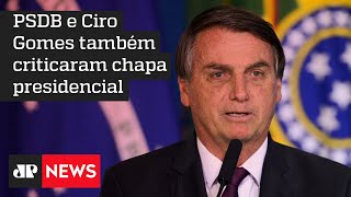 Bolsonaro debocha de união entre Lula e Alckmin